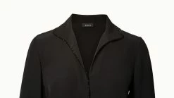 AKRIS Silk Crêpe Tunic Blouse With Swarovski Trim -AKRIS sale 0089 814404032253009 20200722