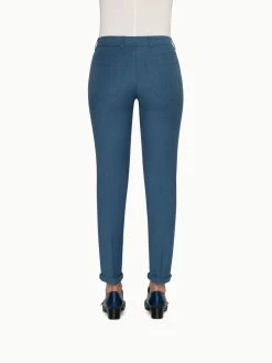 AKRIS Pants In Cotton Silk Stretch Double Face -AKRIS sale 20190830 1544 e