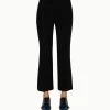 AKRIS Cropped Flared Double Face Wool Pants