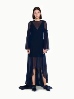 AKRIS Long Evening Dress In Silk -AKRIS sale 20191008 305 e