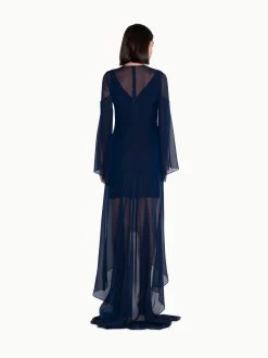 AKRIS Long Evening Dress In Silk -AKRIS sale 20191008 320 e
