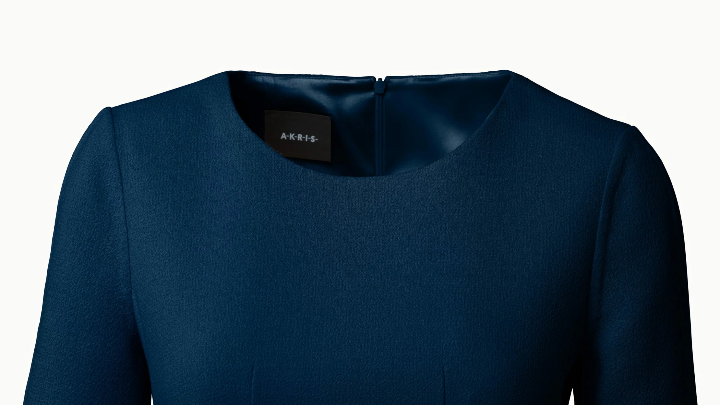 AKRIS Double Face Wool Crêpe Sheath Dress 3 AKRIS Double Face Wool Crêpe Sheath Dress - Image 3