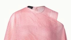 AKRIS Belted Lace Dress With Detachable Cape Scarf -AKRIS sale 549954