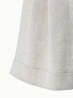 AKRIS Firis Linen Wool Double Face Shorts -AKRIS sale 550139