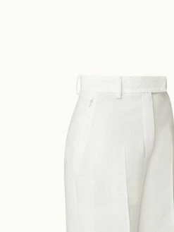 AKRIS Cropped Linen Wool Double Face Pants -AKRIS sale 550327