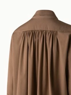 AKRIS Poplin Blouse With A-line Back -AKRIS sale 553911