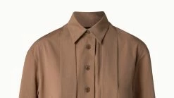 AKRIS Poplin Blouse With A-line Back -AKRIS sale 553914