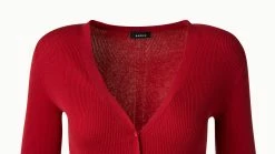 AKRIS Sea Island Cotton Rib Knit Cardigan 7 AKRIS Sea Island Cotton Rib Knit Cardigan -AKRIS sale 554296
