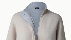 AKRIS Cashmere Bi-color Knit Cardigan -AKRIS sale 554311