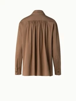 AKRIS Poplin Blouse With A-line Back -AKRIS sale 554643