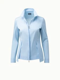 AKRIS Blouse Cotton Poplin Stretch