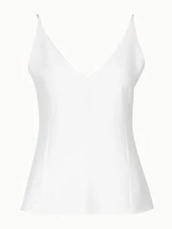 AKRIS Tank Top In Silk Crêpe With V-Neck 15 AKRIS Tank Top In Silk Crêpe With V-Neck -AKRIS sale 6101 00 081939 112 4f501fa5 5394 470c 9b90 6c647d365368