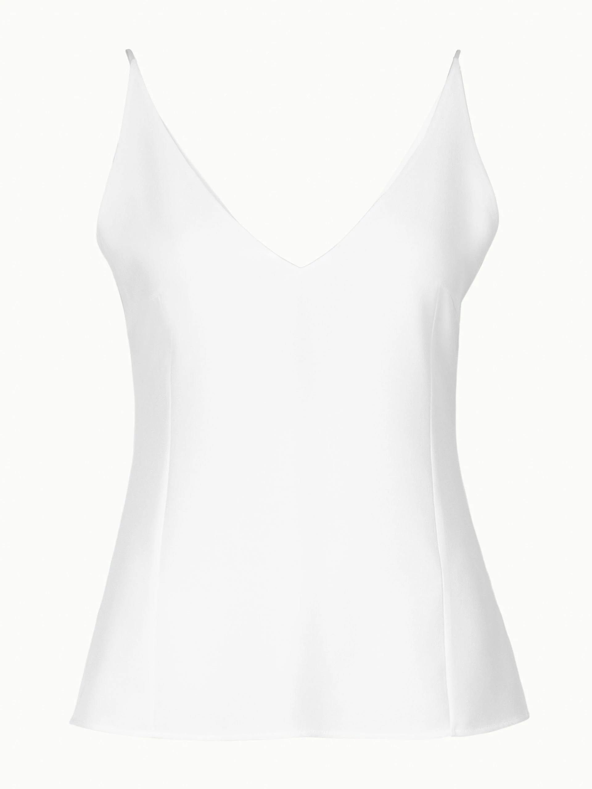AKRIS Tank Top In Silk Crêpe With V-Neck 8 AKRIS Tank Top In Silk Crêpe With V-Neck - Image 8
