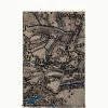 AKRIS Cashmere Silk Vintage Sg Map Print Scarf