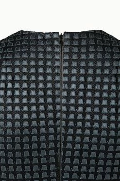 AKRIS Mixed Trapezoid Embroidery Gown -AKRIS sale 647807