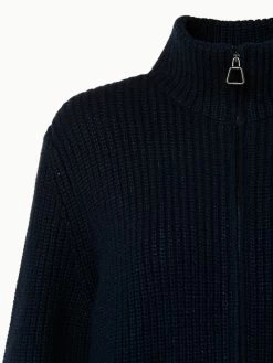 AKRIS Cashmere Cotton Sequins Zip Cardigan 11 AKRIS Cashmere Cotton Sequins Zip Cardigan -AKRIS sale 647942