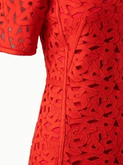 AKRIS Second Glance Embroidery Sheath Dress -AKRIS sale 648479