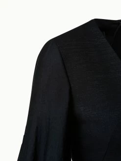 AKRIS Wool Lurex Double Face Knit Sleeve Dress 8 AKRIS Wool Lurex Double Face Knit Sleeve Dress -AKRIS sale 648491