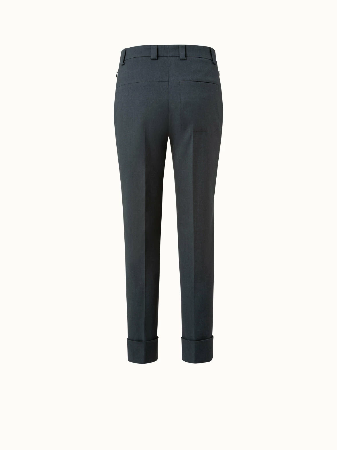 AKRIS Cotton Silk Stretch Cropped Tapered Pants 2 AKRIS Cotton Silk Stretch Cropped Tapered Pants - Image 2