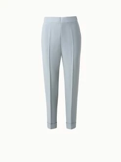AKRIS Crêpe Pants With Cuffs