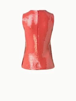 AKRIS Sequins Sleeveless Blouse -AKRIS sale 648991