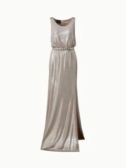 AKRIS Liquid Jersey Sleeveles Gown