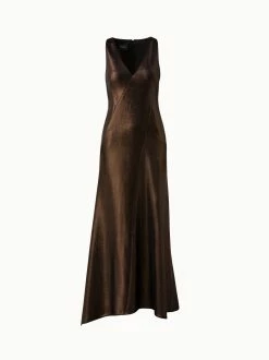 AKRIS Liquid Jersey Wrap Style Dress