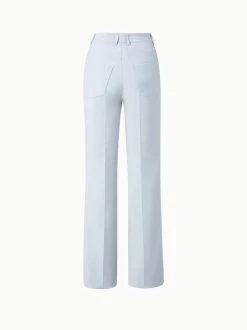 AKRIS Cotton Silk Double Face Boot Cut Pant -AKRIS sale 649238