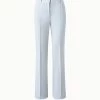 AKRIS Cotton Silk Double Face Boot Cut Pant
