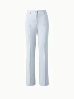 AKRIS Cotton Silk Double Face Boot Cut Pant