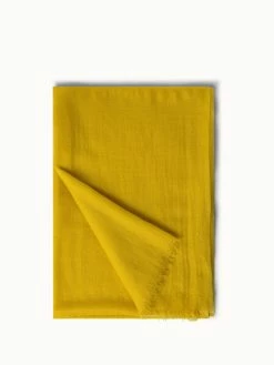 AKRIS Cashmere Silk Scarf With Fringe