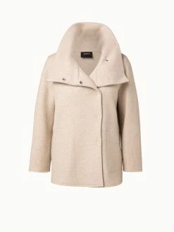 AKRIS Elize Cashmere Jersey Oversized Jacket -AKRIS sale 668566