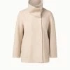AKRIS Elize Cashmere Jersey Oversized Jacket