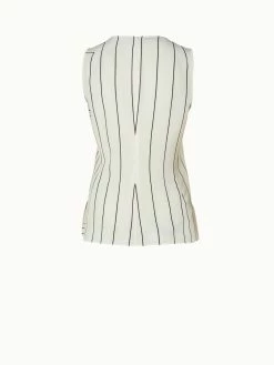 AKRIS Silk Crêpe Square Trapezoid Print Blouse 8 AKRIS Silk Crêpe Square Trapezoid Print Blouse -AKRIS sale 669070