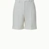 AKRIS Straight Leg Cotton Stretch Denim Shorts