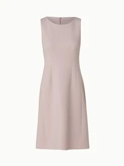AKRIS Sleeveless Sheath Dress In Wool Stretch Double-Face