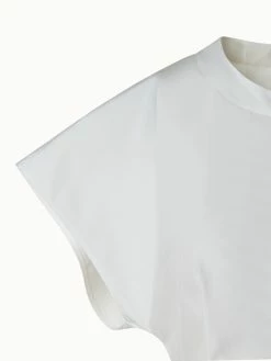 AKRIS Cotton Silk Poplin Cap Sleeve Blouse -AKRIS sale 669764 8870f7db 721a 432f be37 c5cde8543f14