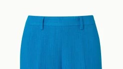 AKRIS Wide Leg Linen Wool Crêpe Double-Face Pants -AKRIS sale 670346