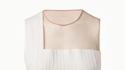 AKRIS Silk Georgette Plisse Dress -AKRIS sale 673520