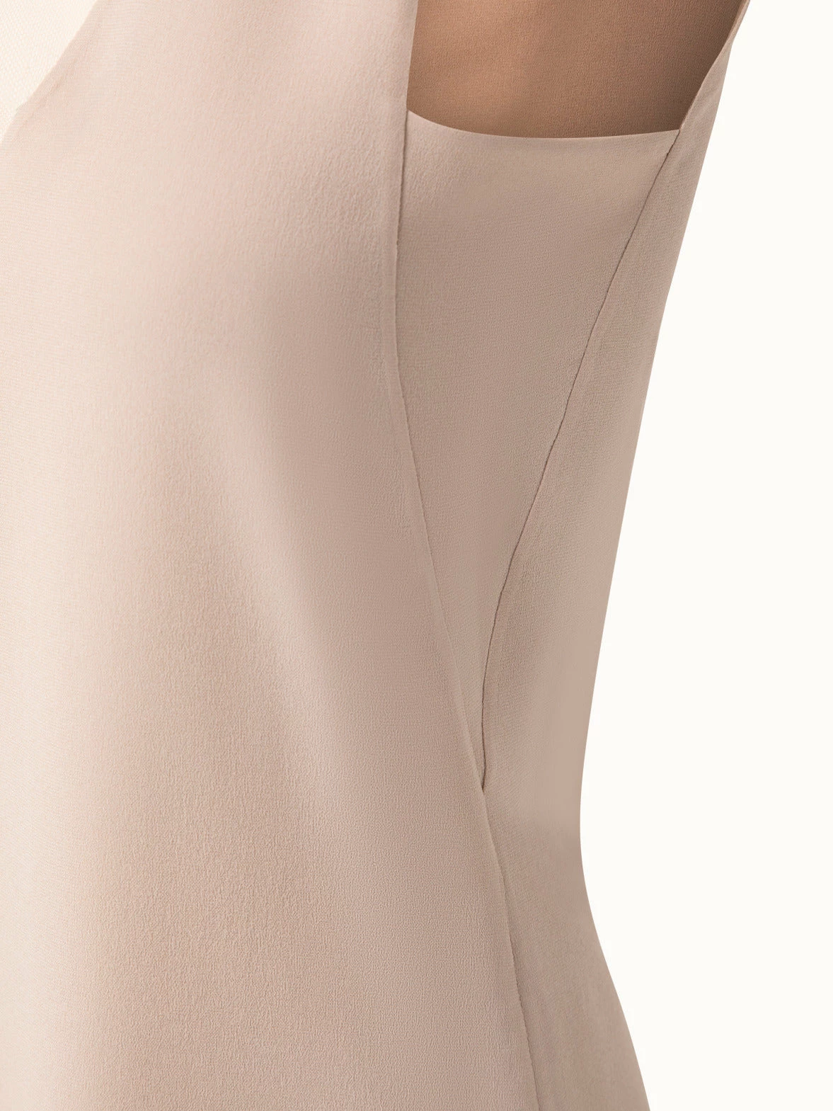 AKRIS Silk Georgette Tank Top With V-Neck Tulle Inset 3 AKRIS Silk Georgette Tank Top With V-Neck Tulle Inset - Image 3