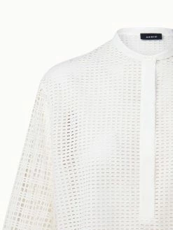 AKRIS Cotton Broderie Anglaise Patchwork Tunic 8 AKRIS Cotton Broderie Anglaise Patchwork Tunic -AKRIS sale 683493