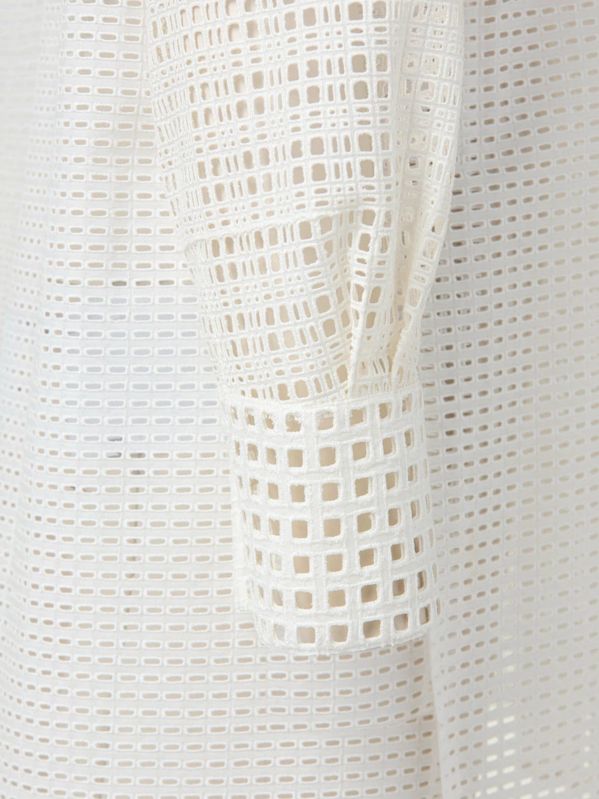 AKRIS Cotton Broderie Anglaise Patchwork Tunic 5 AKRIS Cotton Broderie Anglaise Patchwork Tunic - Image 5