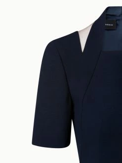 AKRIS Wool Double-Face Apron Sheath Dress -AKRIS sale 683903