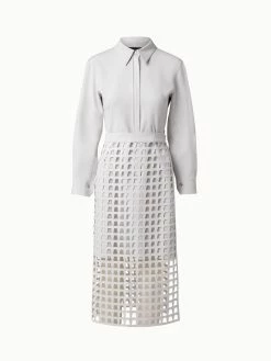 AKRIS Shirt Dress And Apron Set