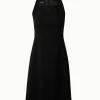 AKRIS Wool Double Face Apron Dress