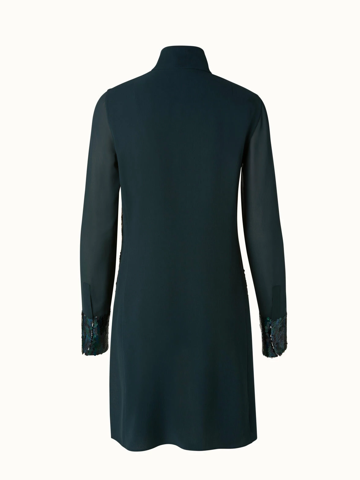 AKRIS Silk Georgette Blouse With Sequins Front 2 AKRIS Silk Georgette Blouse With Sequins Front - Image 2