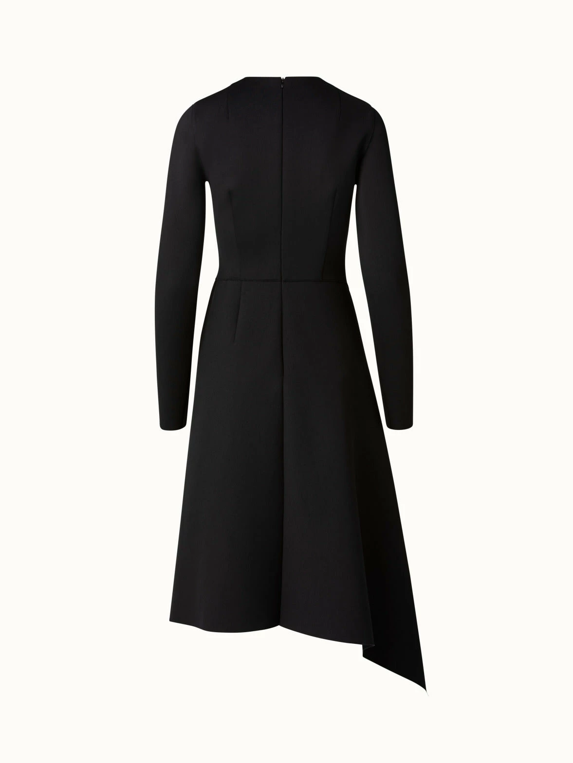 AKRIS Techno Neoprene Asymmetrical Midi Dress 3 AKRIS Techno Neoprene Asymmetrical Midi Dress - Image 3