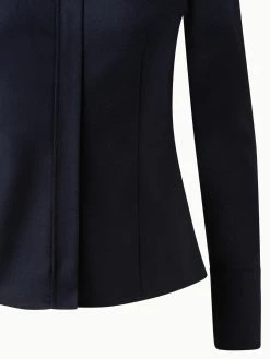 AKRIS Wool Stretch Flannel Blouse 8 AKRIS Wool Stretch Flannel Blouse -AKRIS sale 696931