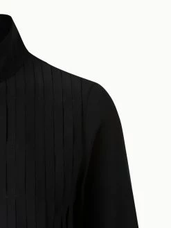 AKRIS Silk Crêpe Fringed Blouse -AKRIS sale 696952