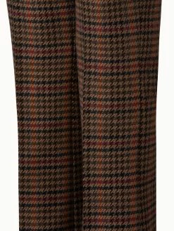 AKRIS Checked Wool Bootcut Pants -AKRIS sale 697254